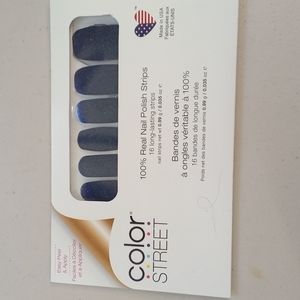 Color Street Color Street Nail Strip Retired Blue In Peru